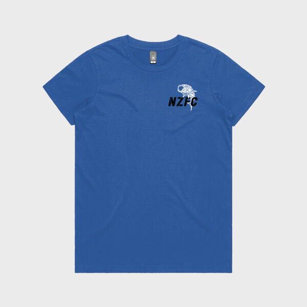 NZFC White & Black Womens Tee Thumbnail