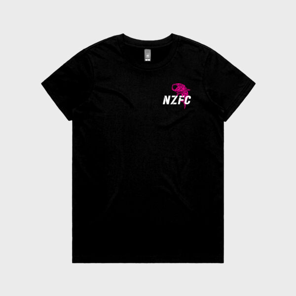 NZFC Pink & White Womens Tee Thumbnail