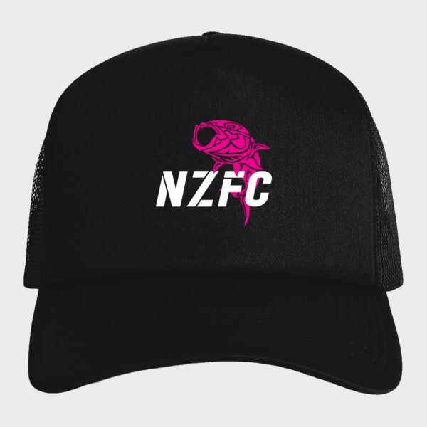 NZFC Pink & White Trucker Cap Thumbnail